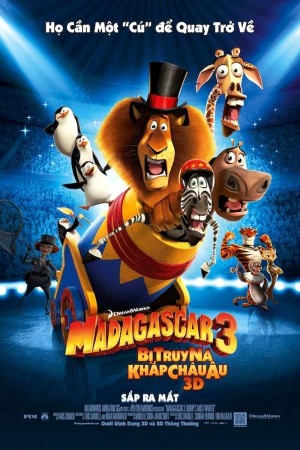 Xem phim Madagascar 3: Thần Tượng Châu Âu